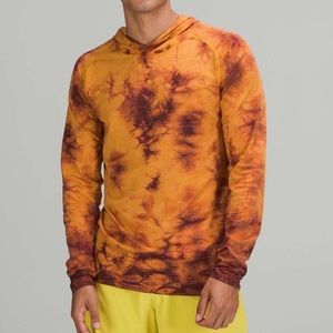 Lululemon mulled wine tue dye vent tech hoodie